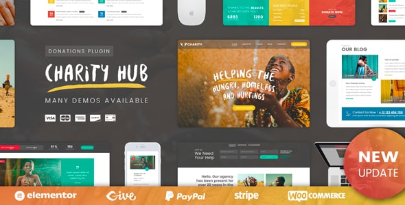 charity website theme