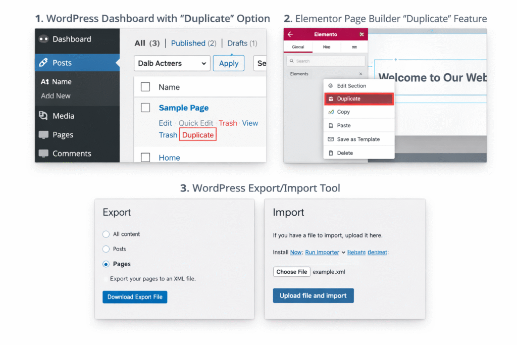 How to Clone a WordPress Page