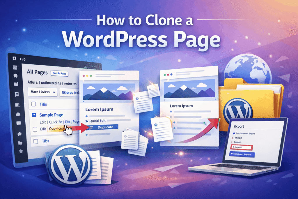 How to clone a wordpress page